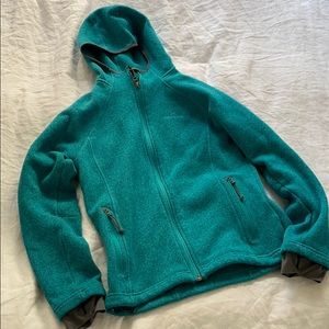 Kathmandu Teal Fleece with Hood